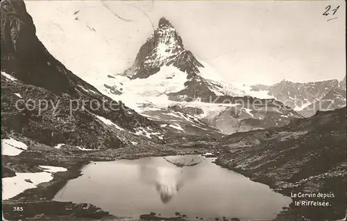 Matterhorn VS mit Riffelsee Kat. Matterhorn