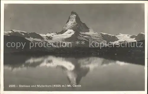 Matterhorn VS mit Stellisee Kat. Matterhorn
