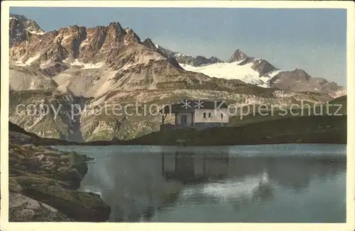 Zermatt VS Schwarzsee mit Matterhorn Bergkapelle Gabelhoerner Weisshorn Kat. Zermatt