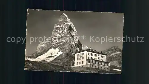 Zermatt VS Hotel Schwarzsee mit Matterhorn Kat. Zermatt
