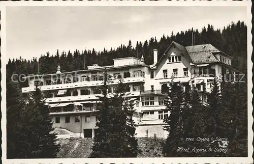 Crans sur Sierre Hotel Alpina & Savoy Kat. Crans Montana