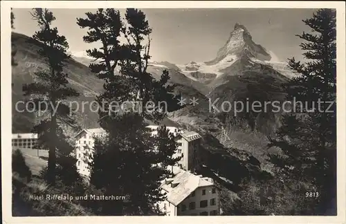 Zermatt VS Hotel Riffelalp und Matterhorn Kat. Zermatt