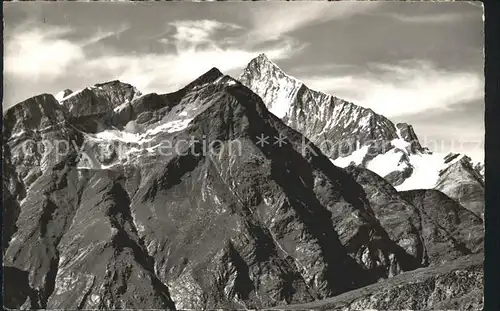 Zermatt VS mit Matterhorn und Weisshorn Kat. Zermatt
