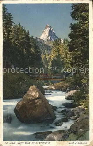 Matterhorn VS mit der Visp  Kat. Matterhorn