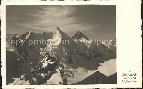 Matterhorn VS und Obergabelhorn Kat. Matterhorn