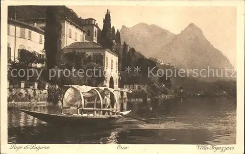 Oria Lago di Lugano Am Seeufer Villa Fogazzaro Boot / Lugano /Bz. Lugano City