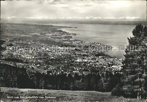 Rorschach Bodensee Blick vom Fuenflaendereck / Rorschach /Bz. Rorschach