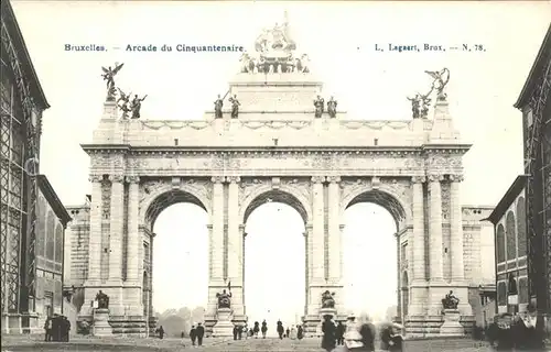 Bruxelles Bruessel Arcade du Cinquantenaire Kat. 