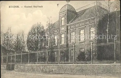 Staden West Vlaanderen Kasteel Neyrinck Kat. 