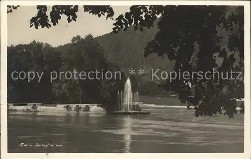 Aarau AG Springbrunnen Kat. Aarau