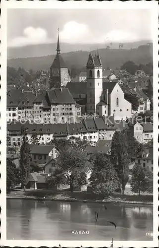 Aarau AG mit Aare Kat. Aarau