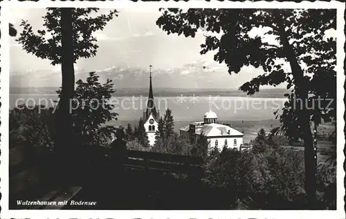 Walzenhausen AR mit Bodensee Kat. Walzenhausen