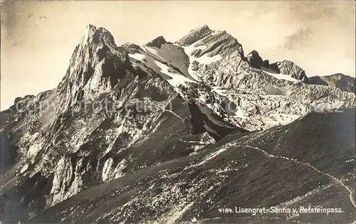 Saentis AR Lisengrat Rotsteinpass Kat. Saentis