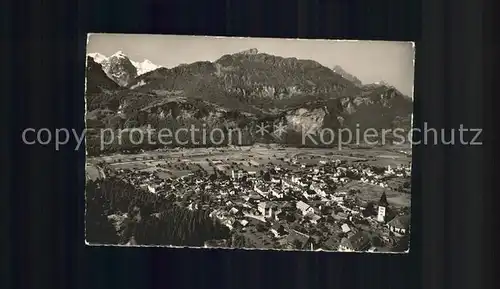 Meiringen BE mit Wetterhorn Kat. Meiringen