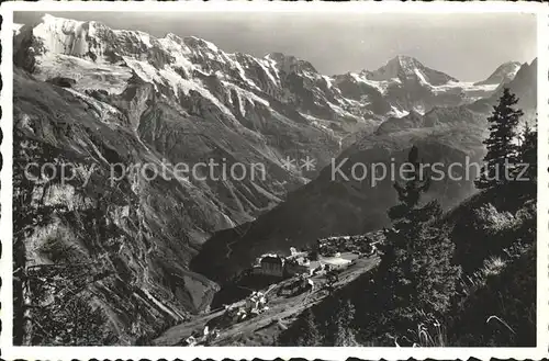 Muerren BE mit Alpenpanorama Kat. Muerren