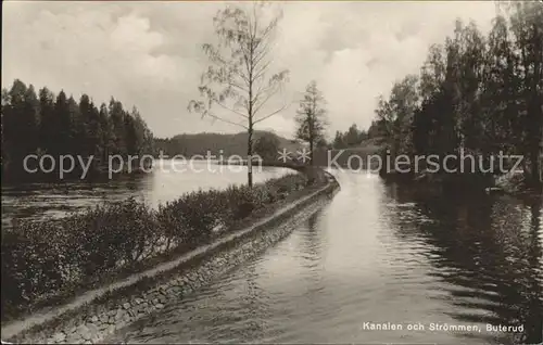 Buterud Kanalen och Stroemmen Kat. Schweden