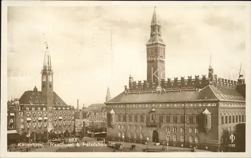 Kobenhavn Raadhuset Paladshotellet Kat. Kopenhagen