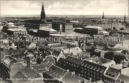 Kobenhavn Blick ueber die Stadt Kat. Kopenhagen