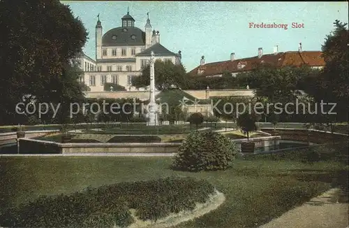 Fredensborg Slot Schloss Park Kat. Daenemark