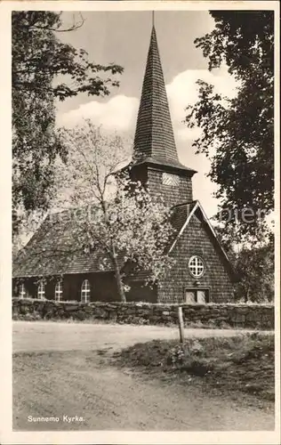 Sunnemo Kyrka Kirche Kat. Hagfors