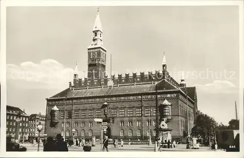 Kobenhavn Raadhuset City Hall Kat. Kopenhagen