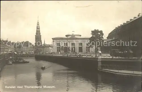 Kobenhavn Kanalen med Thorvaldsens Museum Kat. Kopenhagen