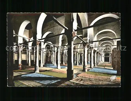 Kairouan Qairawan Interieur de la Grande Mosquee / Tunesien /