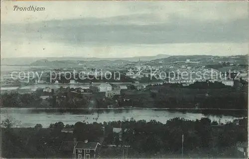 Trondhjem Panorama Kat. Trondheim Norwegen