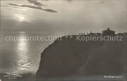 Nordkap Norge Nordkaptoppen Panorama Abendstimmung Kat. Norwegen