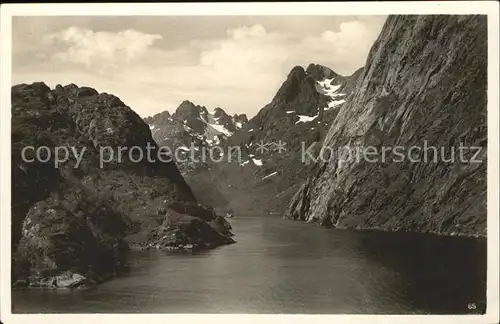 Norge Norwegen Fjordparti Berge Kat. Norwegen