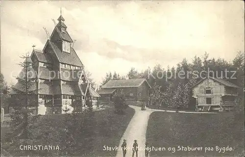 Christiania Stavkirken Kirche Kat. Norwegen