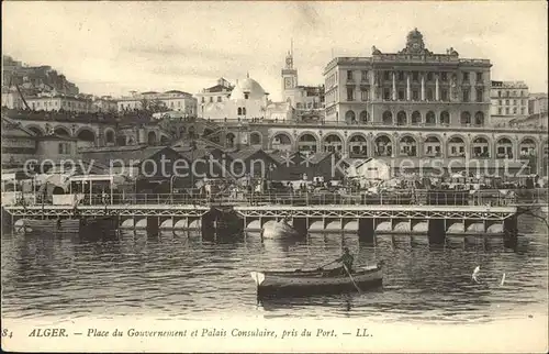 Alger Algerien Place du Gouvernement et Palais Consulaire / Algier Algerien /