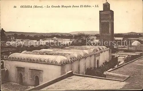 Oudjda La Grand Mosquee Jama El Kebir Kat. Marokko