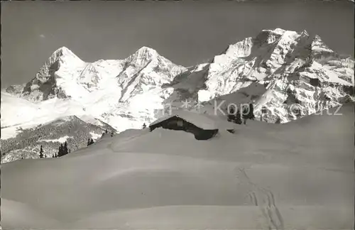 Muerren BE Eiger Moench Jungfrau Kat. Muerren