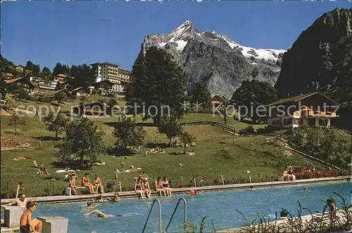 Grindelwald Schwimmbad Wetterhorn Kat. Grindelwald