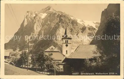 Grindelwald Wetterhron Kat. Grindelwald