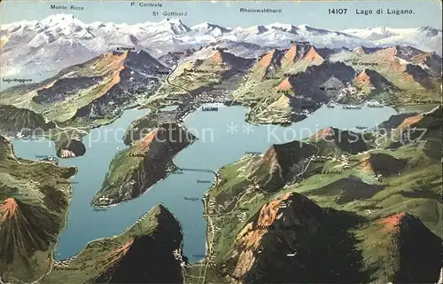Lago di Lugano  Kat. Italien