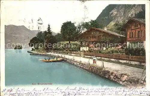 Brienz BE Haeuer am Brienzersee Kat. Brienz