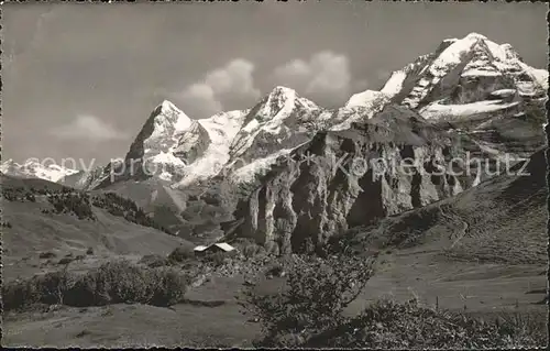 Muerren BE Eiger Moench Jungfrau Kat. Muerren