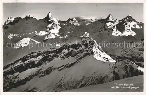 Stoos SZ Frohnalpstock mit Kaiserstockgruppe Kat. Stoos