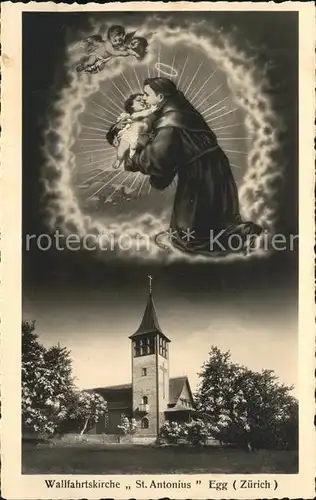 Egg ZH Marienbild mit Kind Wallfahrtskirche St Antonius Kat. Egg