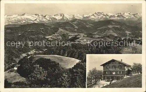 Hoernli Kulm Berggasthaus Hoernli mit Alpenpanorama Kat. Hoernli