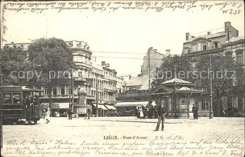 Liege Luettich Pont d Avroy Pavillon Kat. Luettich