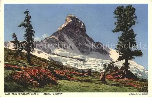 Matterhorn VS Kuenstlerkarte Kat. Matterhorn