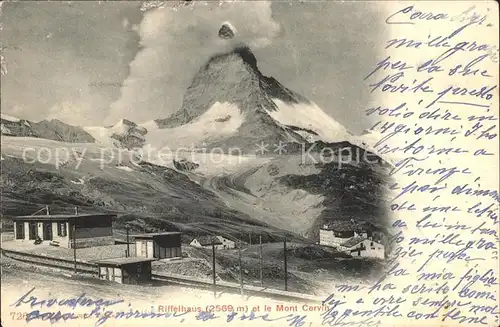 Mont Cervin Riffelhaus Kat. Matterhorn