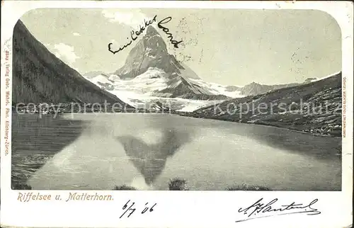 Matterhorn VS Riffelsee Kat. Matterhorn