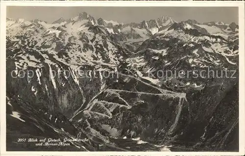 Gletsch Berner Alpen Grimselpass Kat. Rhone