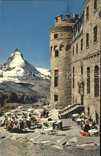 Zermatt VS Gornergrat mit Matterhorn Kat. Zermatt