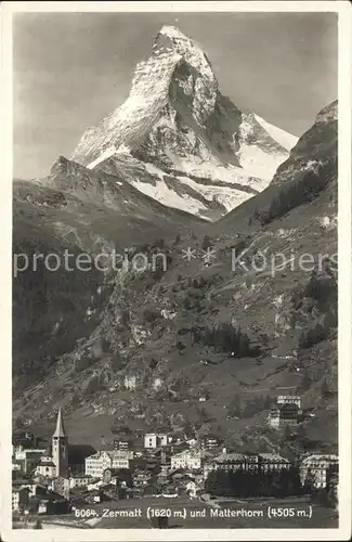 Zermatt VS Matterhorn  Kat. Zermatt
