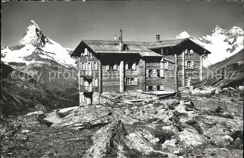 Zermatt VS Touristenhaus Fluhalp Matterhorn Dt. Blanche  Kat. Zermatt
